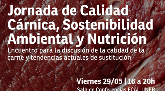 Jornada de Calidad Cárnica, Sostenibilidad Ambiental y Nutrición